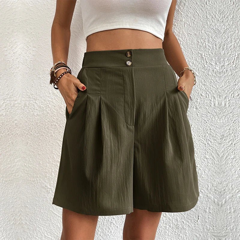 WOMEN'S WIDE LEG SUMMER SHORTS - Zarino Newstyle