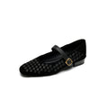 WOMEN'S WOVEN MARY JANE FLATS - Zarino Newstyle