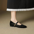 WOMEN'S WOVEN MARY JANE FLATS - Zarino Newstyle