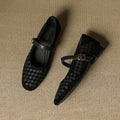 WOMEN'S WOVEN MARY JANE FLATS - Zarino Newstyle