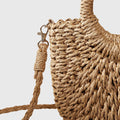 WOMEN'S WOVEN STRAW ROUNDED TOTE SUMMER BAG - Zarino Newstyle