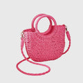 WOMEN'S WOVEN STRAW ROUNDED TOTE SUMMER BAG - Zarino Newstyle